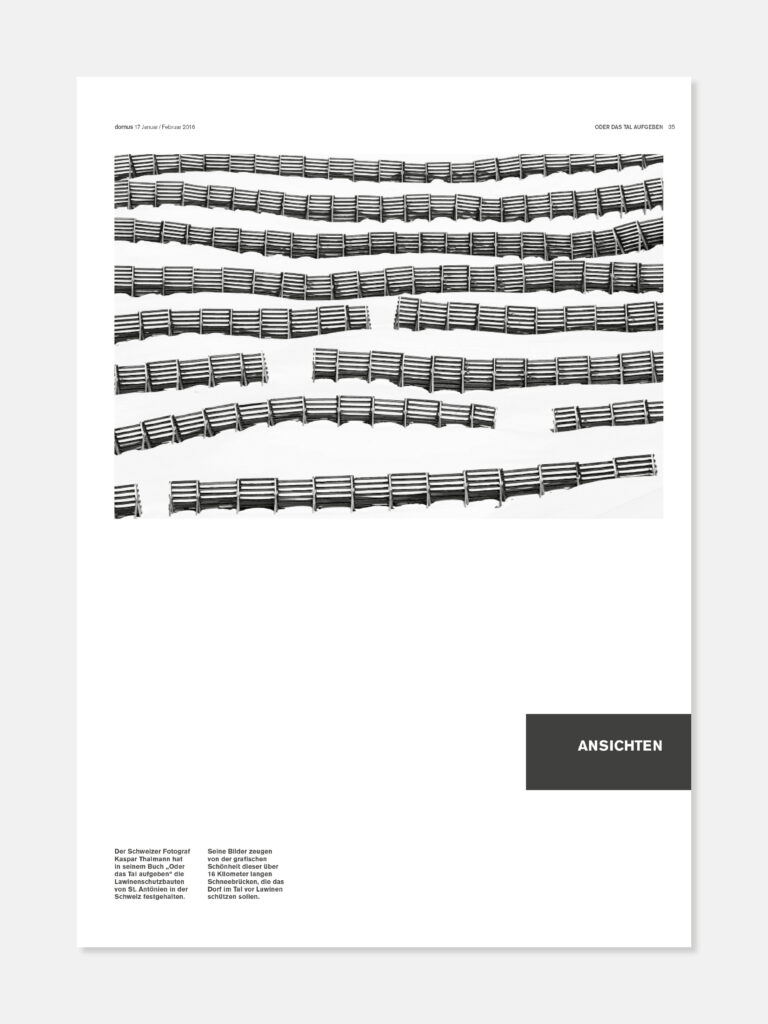 Oder das Tal aufgeben